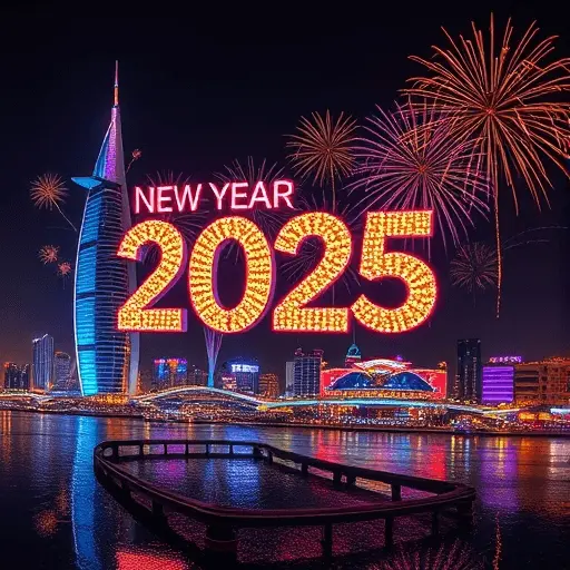 Dubai, New Year 2025