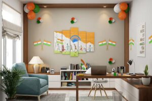 Independence Day office decor